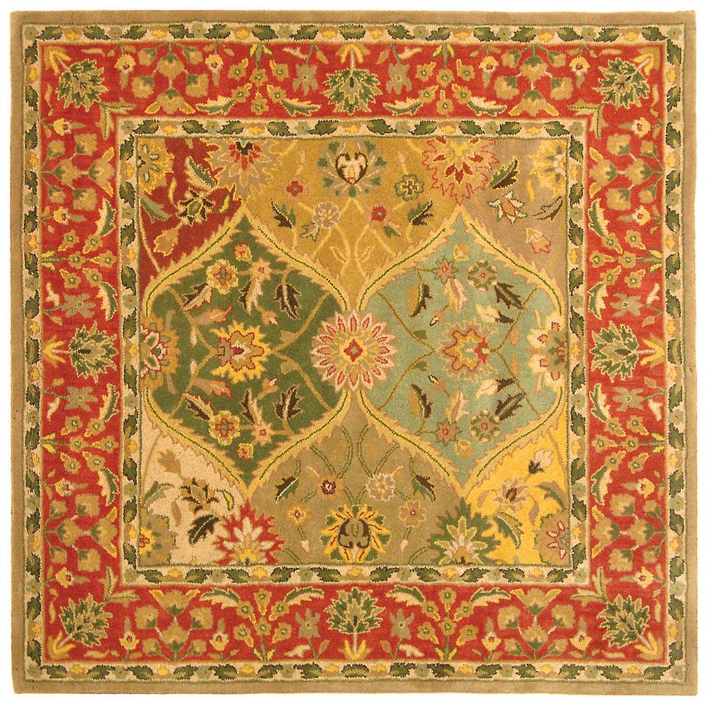 HERITAGE, MULTI, 6' X 6' Square, Area Rug, HG111A-6SQ. Picture 1