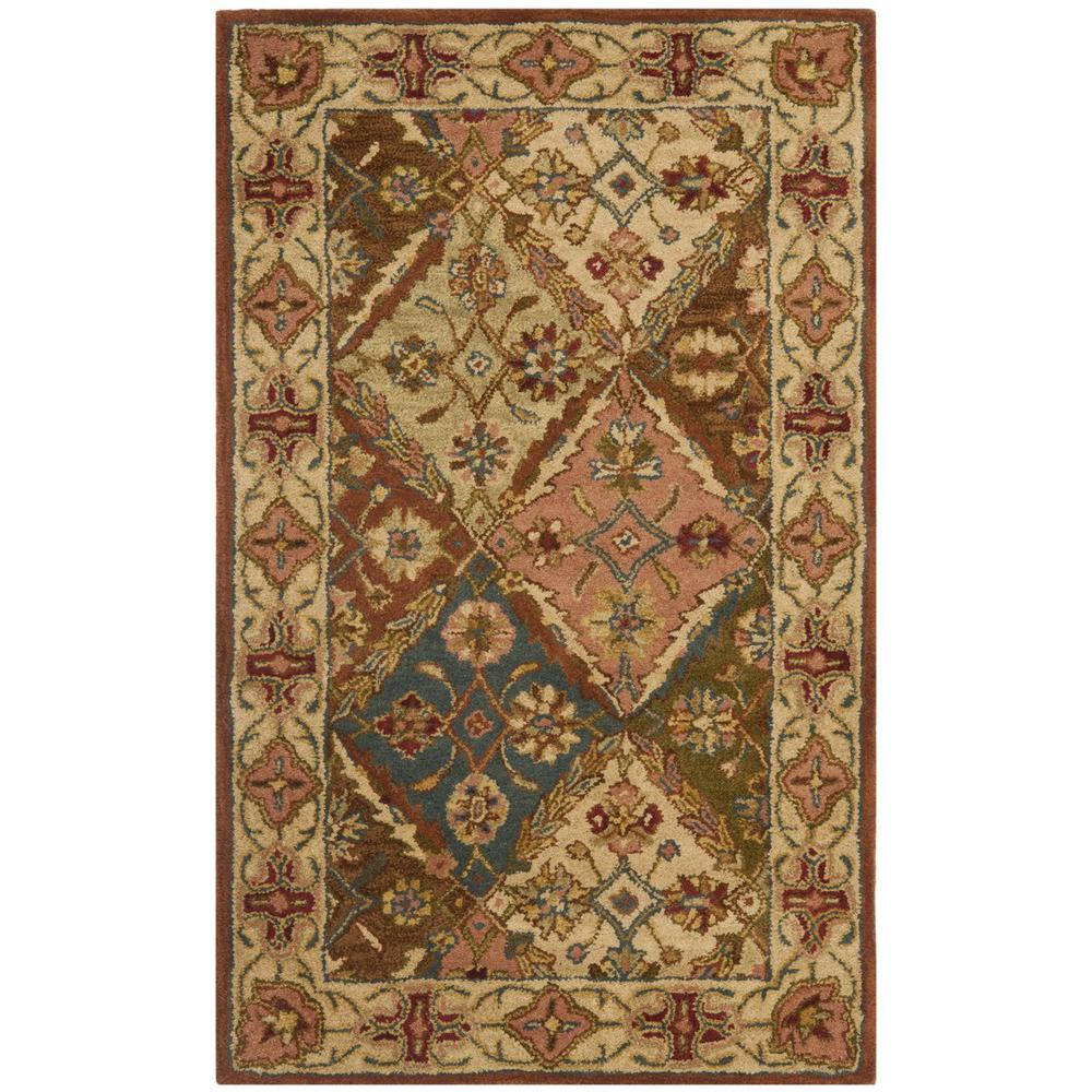 HERITAGE, BEIGE / BEIGE, 3' X 5', Area Rug. Picture 1