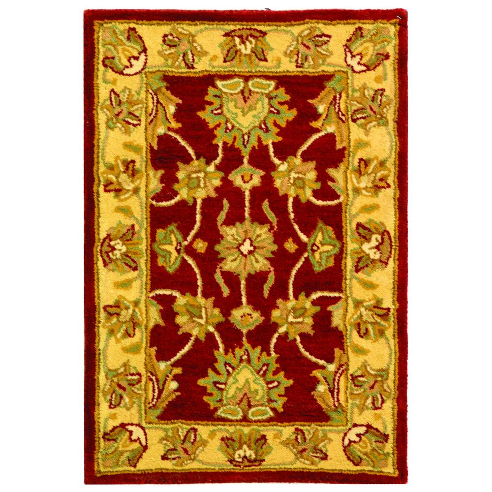 HERITAGE, RED / GOLD, 2' X 3', Area Rug, HG343C-2. Picture 1