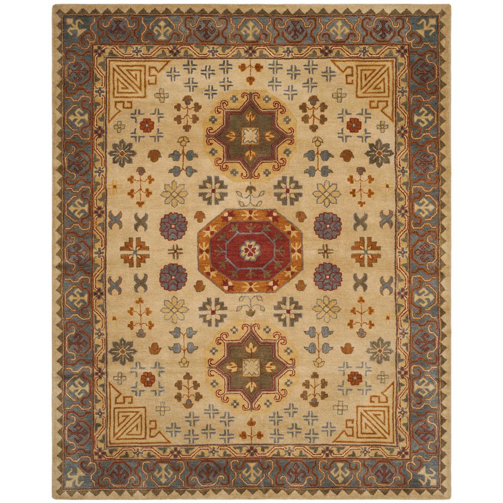 HERITAGE, BEIGE / MULTI, 8' X 10', Area Rug. Picture 1