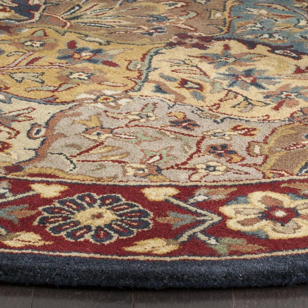 HERITAGE, MULTI / NAVY, 6' X 6' Round, Area Rug. Picture 2