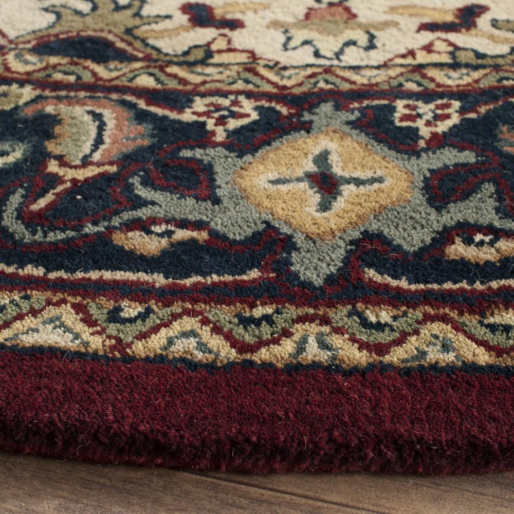HERITAGE, RED, 8' X 8' Round, Area Rug. Picture 2