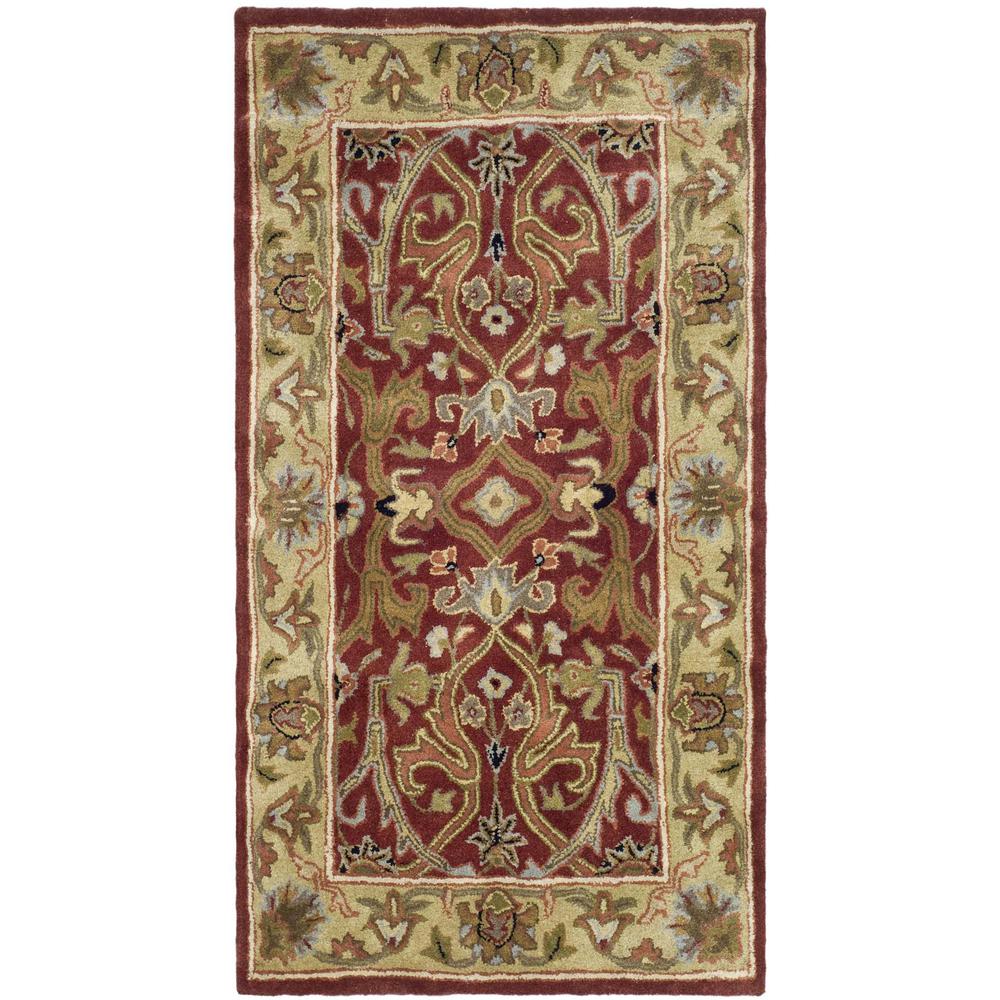 HERITAGE, RED / GOLD, 3' X 5', Area Rug, HG644B-3. Picture 1
