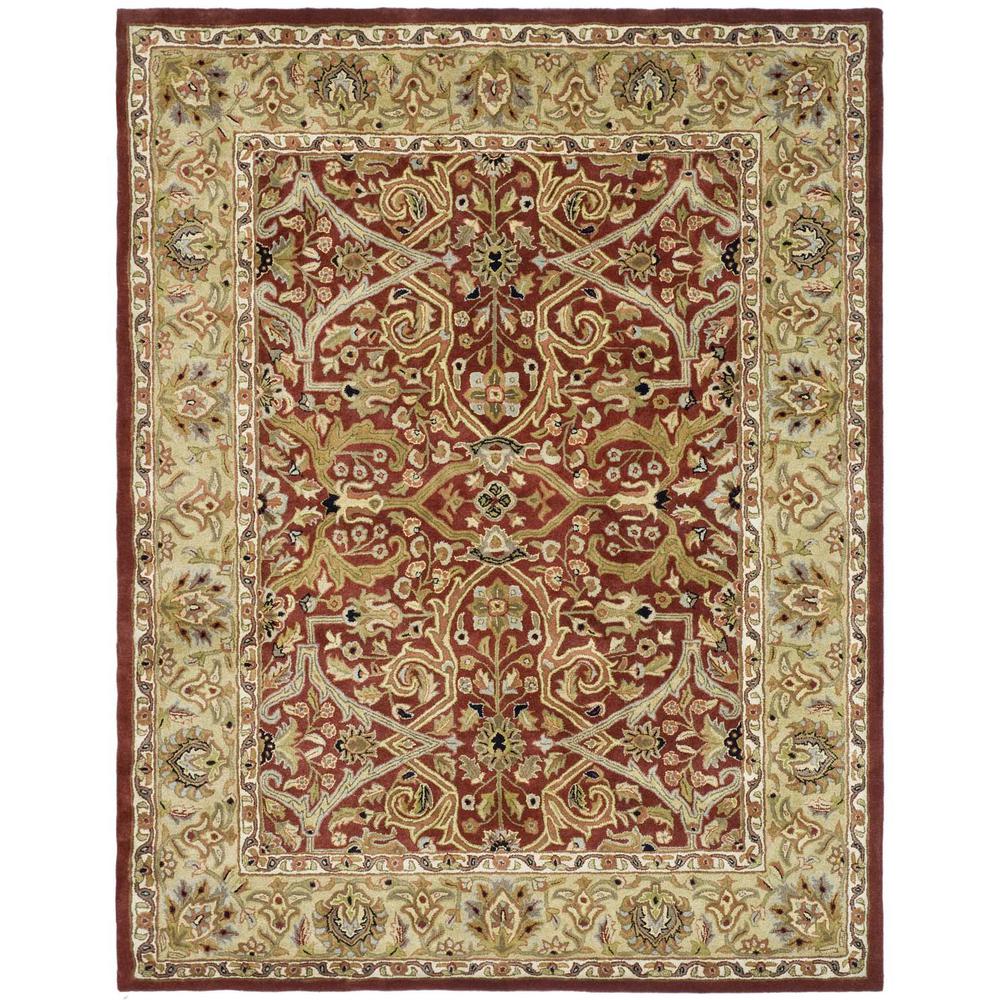 HERITAGE, RED / GOLD, 7'-6" X 9'-6", Area Rug, HG644B-8. Picture 1