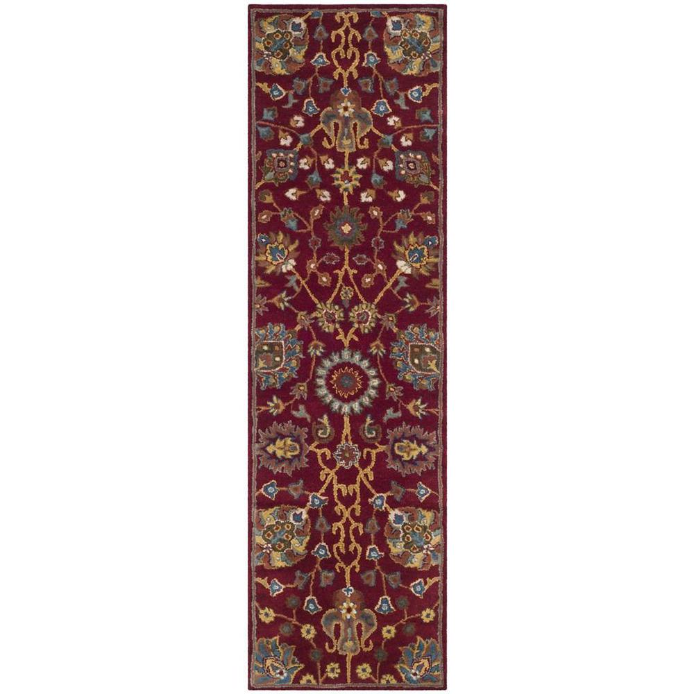 HERITAGE, RED, 2'-3" X 8', Area Rug, HG655A-28. Picture 1