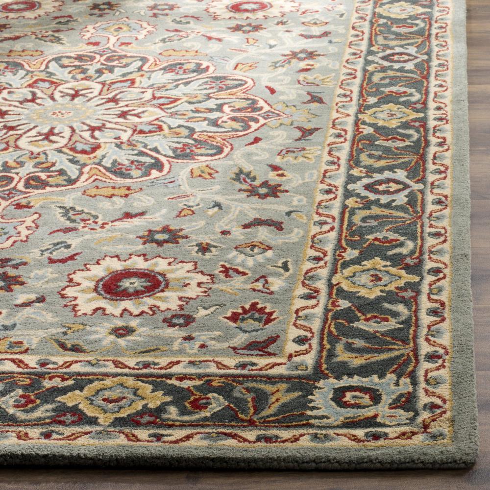 HERITAGE, GREY / CHARCOAL, 5' X 8', Area Rug. Picture 1