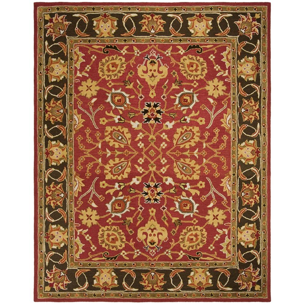 HERITAGE, RED / GOLD, 8' X 10', Area Rug. Picture 1