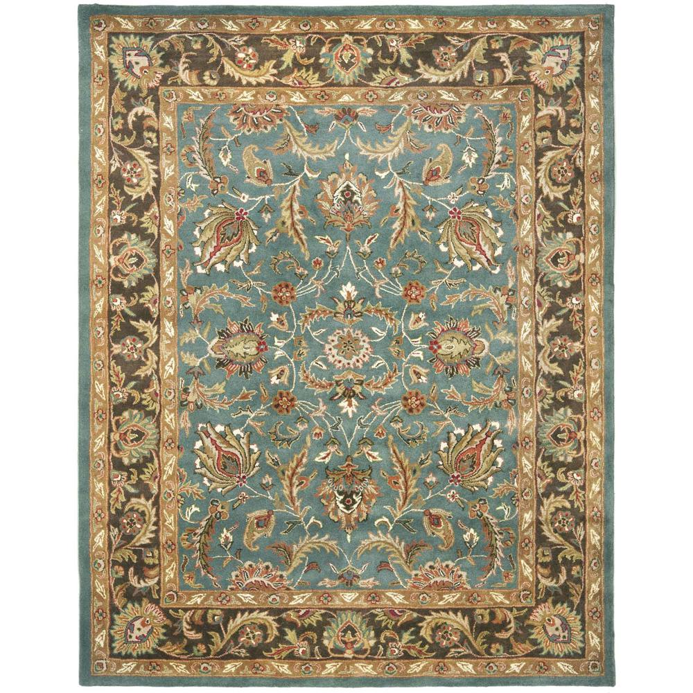 HERITAGE, BLUE / BROWN, 7'-6" X 9'-6", Area Rug, HG812B-8. Picture 1