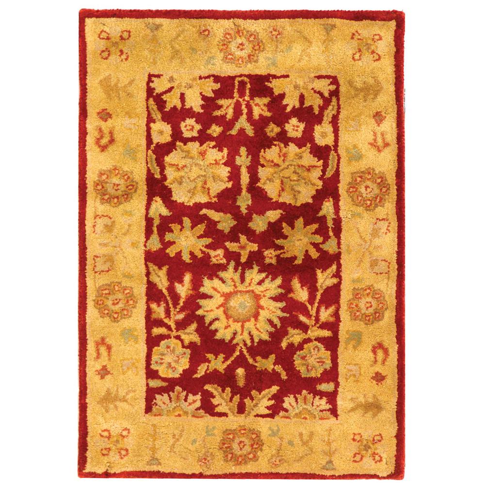 HERITAGE, RED / GOLD, 2' X 3', Area Rug, HG813A-2. Picture 1