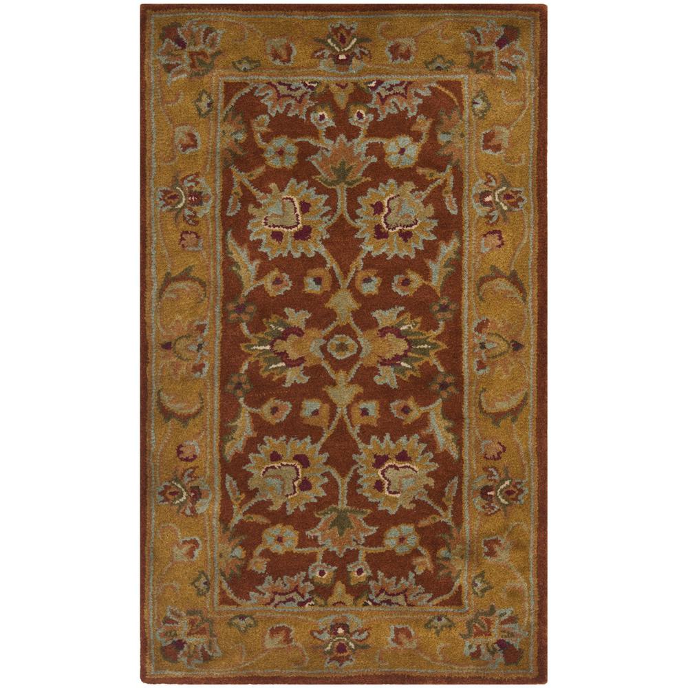HERITAGE, RED / NATURAL, 2'-3" X 4', Area Rug, HG820A-24. Picture 1