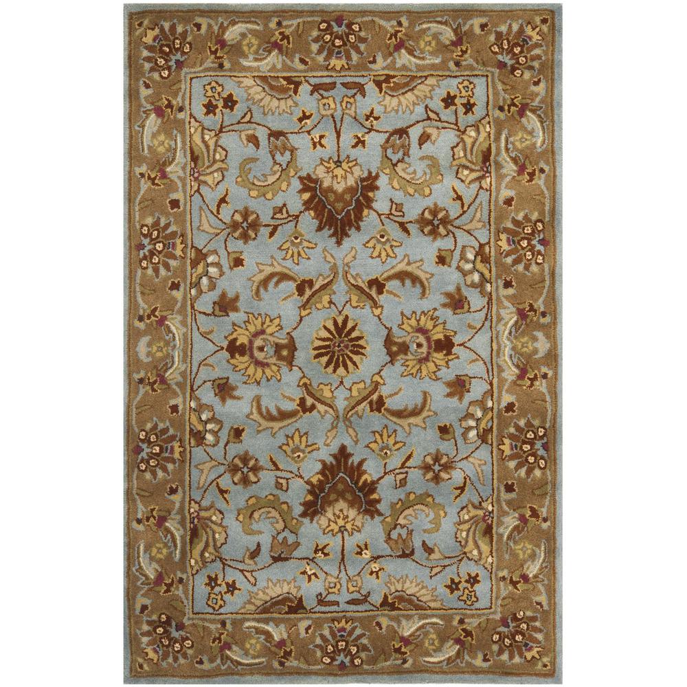 HERITAGE, BLUE / BEIGE, 4' X 6', Area Rug, HG822A-4. Picture 1