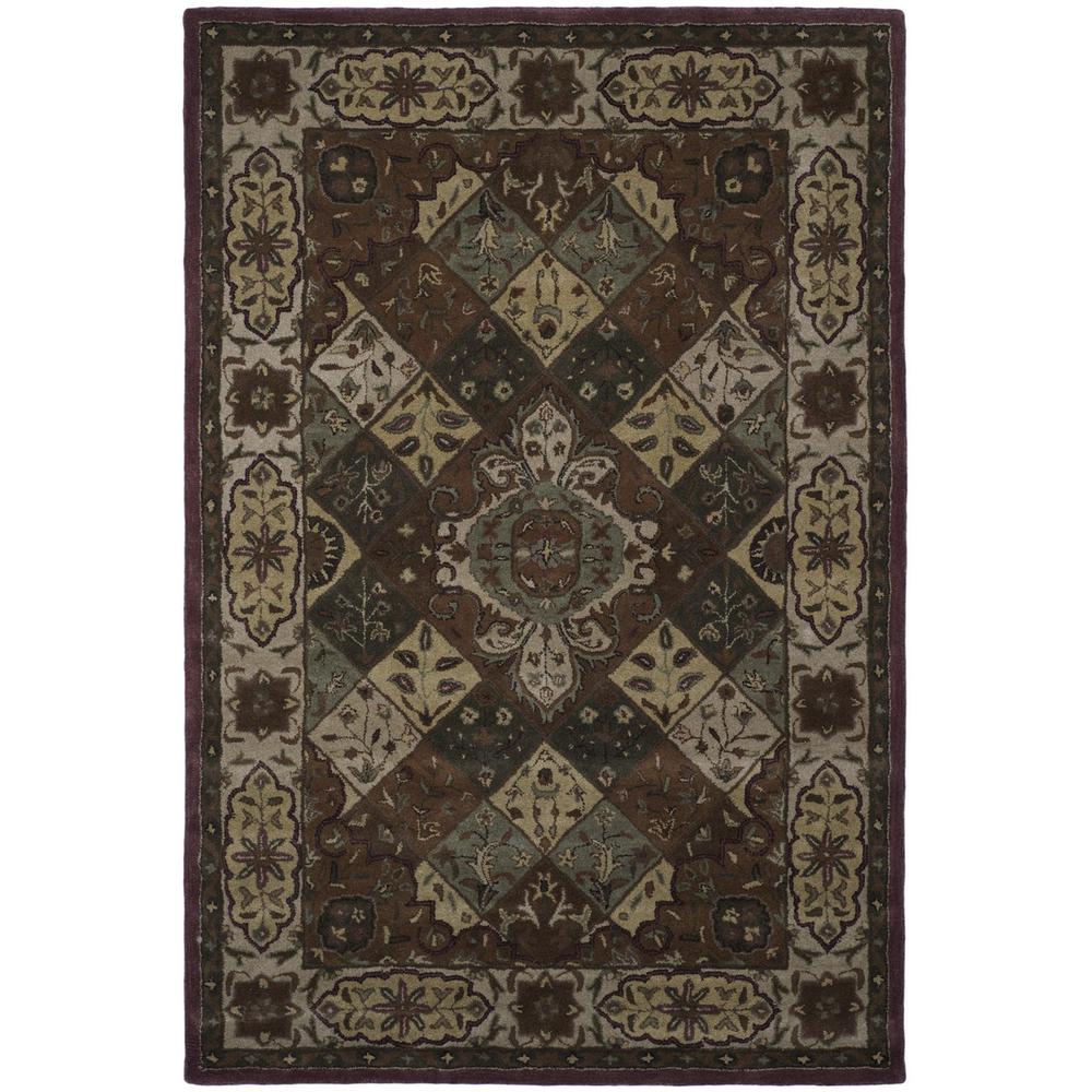 HERITAGE, RUST / IVORY, 6' X 9', Area Rug. Picture 1