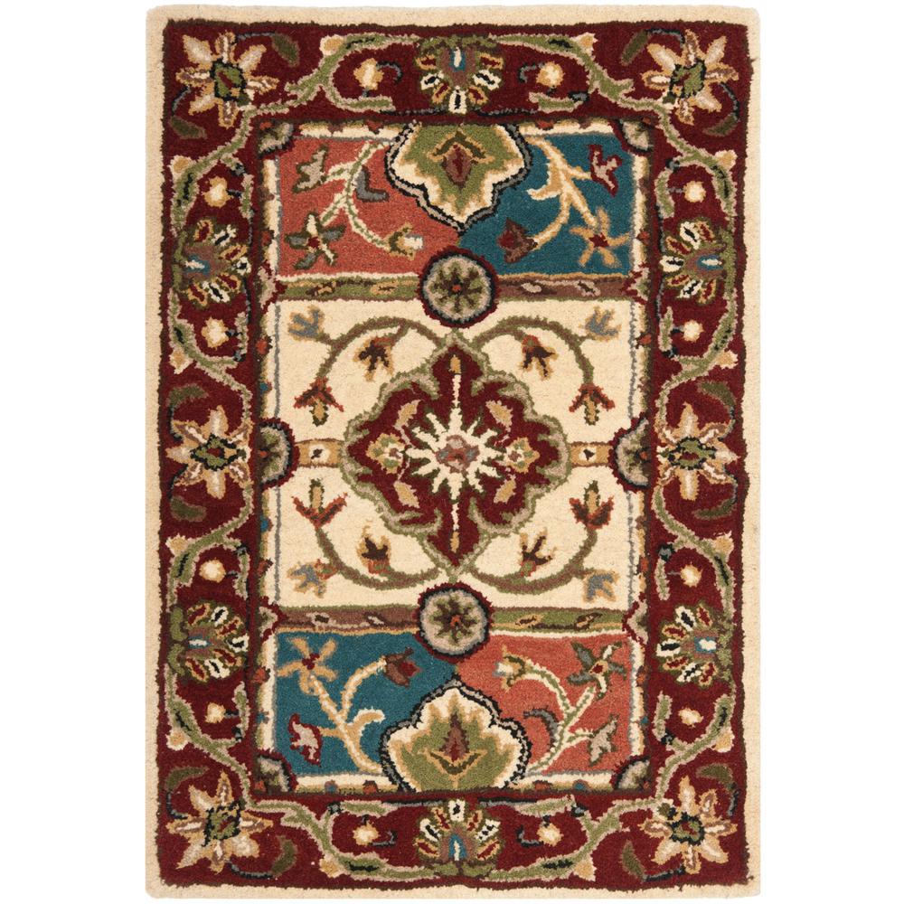 HERITAGE, MULTI / RED, 2' X 3', Area Rug, HG925A-2. Picture 1