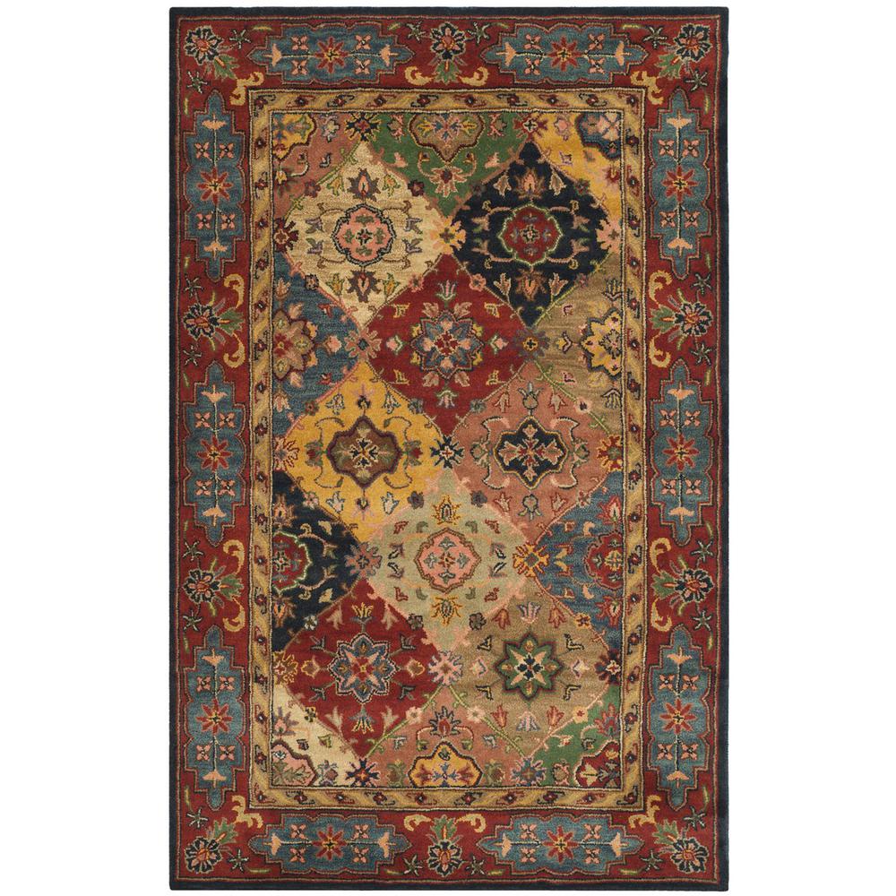 HERITAGE, RED / MULTI, 5' X 8', Area Rug, HG926A-5. Picture 1