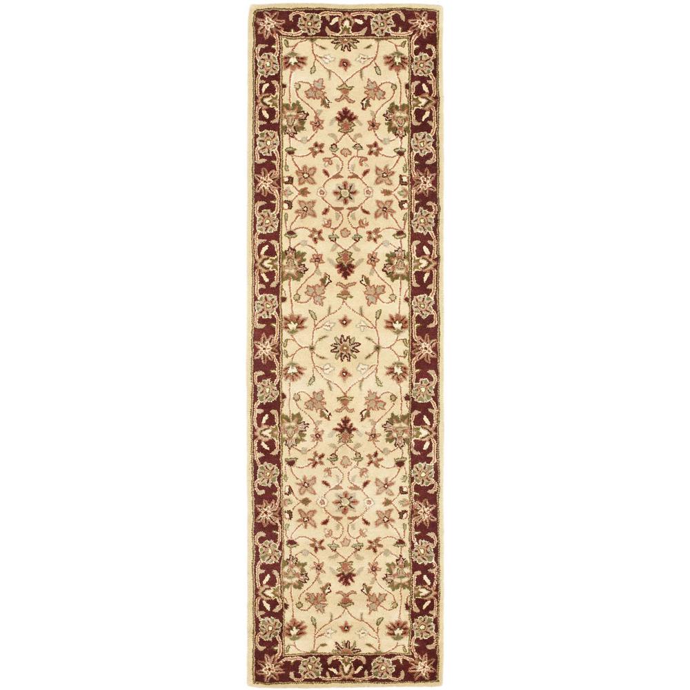 HERITAGE, IVORY / RED, 2'-3" X 8', Area Rug, HG965A-28. Picture 1