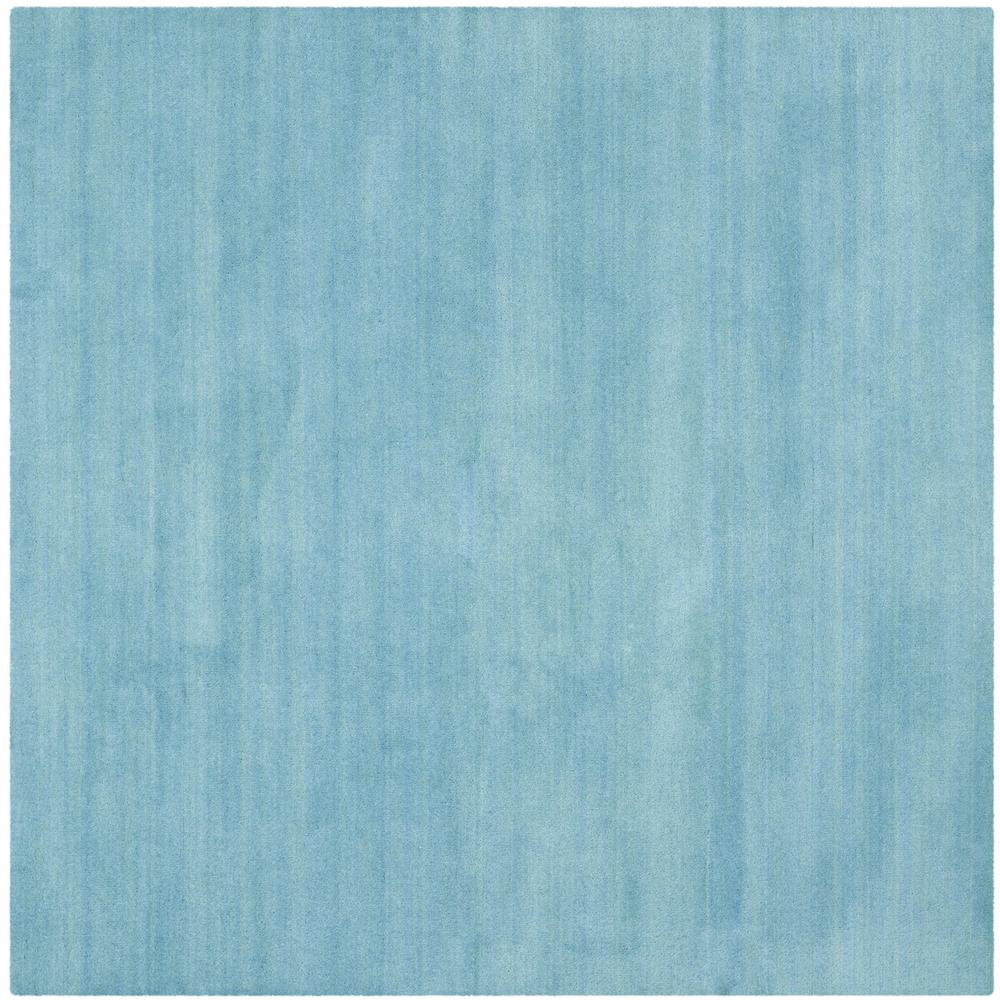 HIMALAYA, TURQUOISE, 6' X 6' Square, Area Rug. Picture 1