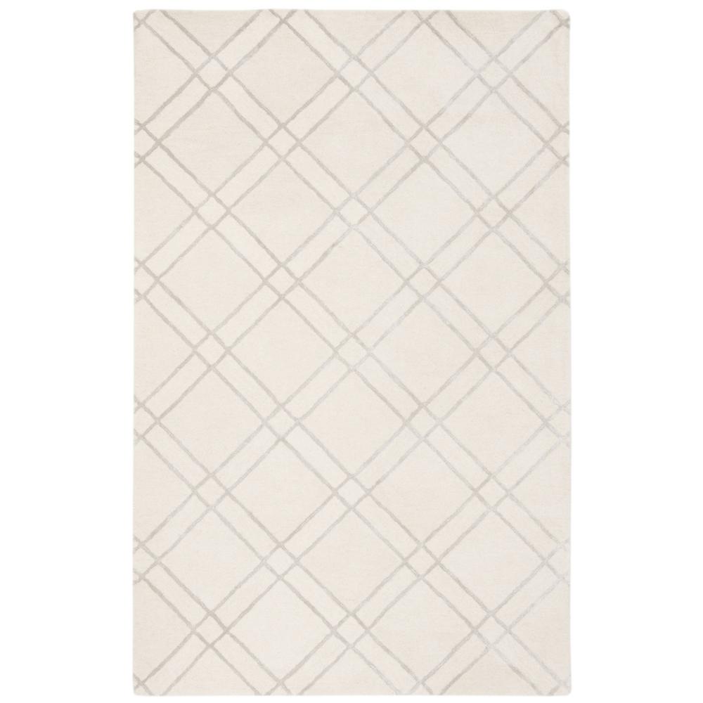 HIMALAYA, IVORY / SILVER, 5' X 8', Area Rug. Picture 1
