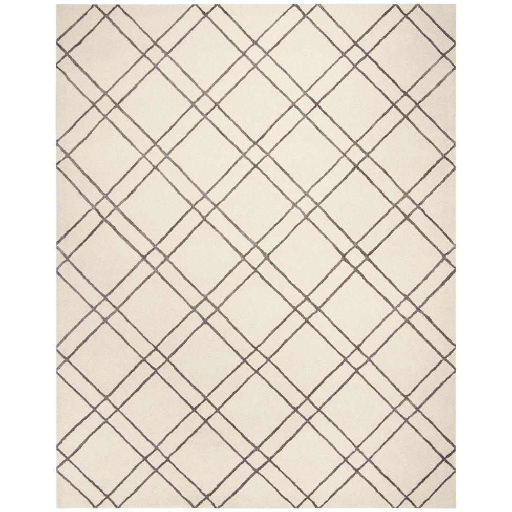 HIMALAYA, IVORY / DARK GREY, 8' X 10', Area Rug. Picture 1