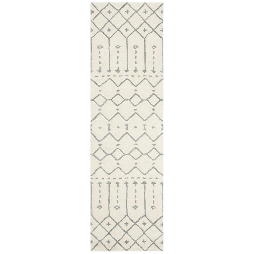 HIMALAYA, IVORY / GREY, 2'-3" X 8', Area Rug. Picture 1