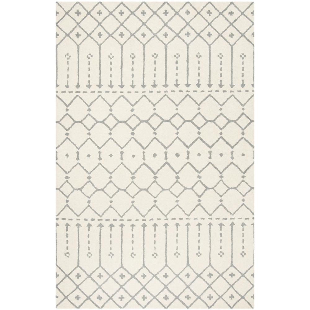 HIMALAYA, IVORY / GREY, 5' X 8', Area Rug. Picture 1
