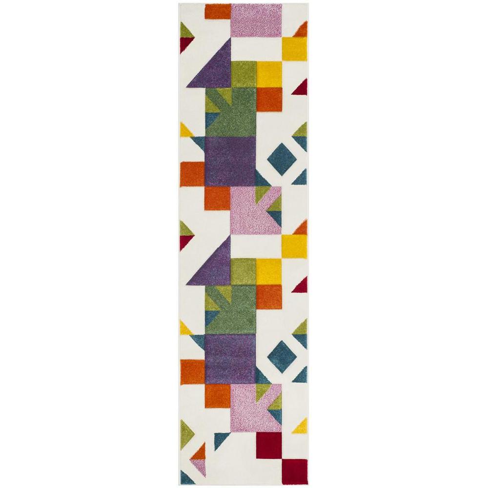 HOLLYWOOD, IVORY / ROSE, 2'-3" X 8', Area Rug, HLW702A-28. Picture 1