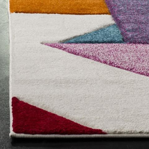 HOLLYWOOD, IVORY / ROSE, 5'-3" X 7'-6", Area Rug, HLW702A-5. Picture 2