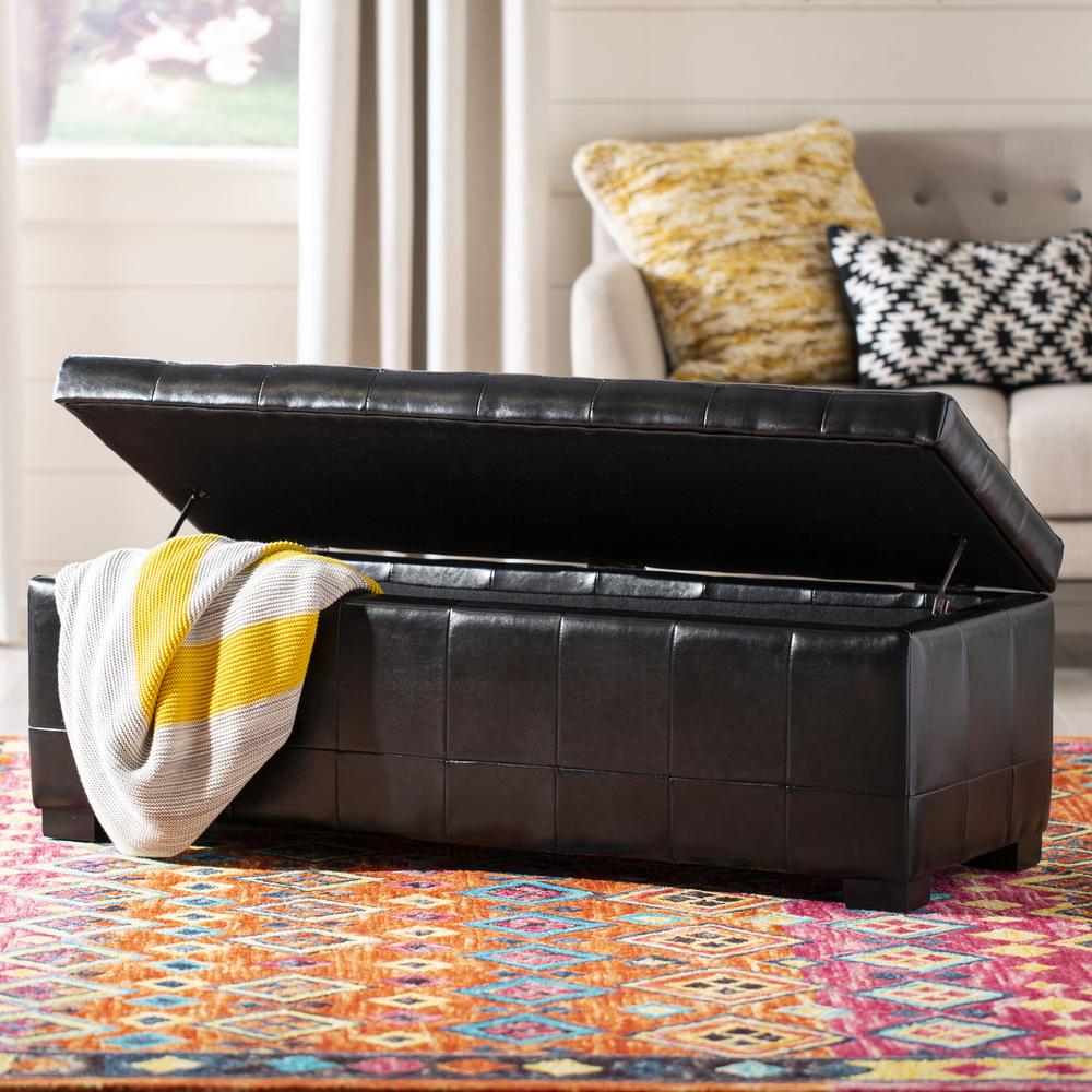 LARGE MANHATTAN STORAGE BENCH, HUD4200B. Picture 4