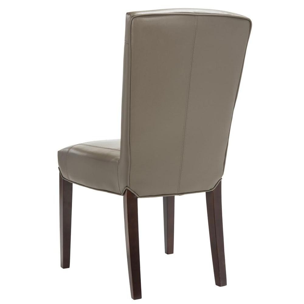 KEN 19''H LEATHER SIDE CHAIR (SET OF 2), HUD8200B-SET2. Picture 1