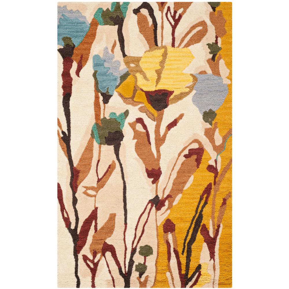 JARDIN, IVORY / MULTI, 3' X 5', Area Rug, JAR322A-3. Picture 1