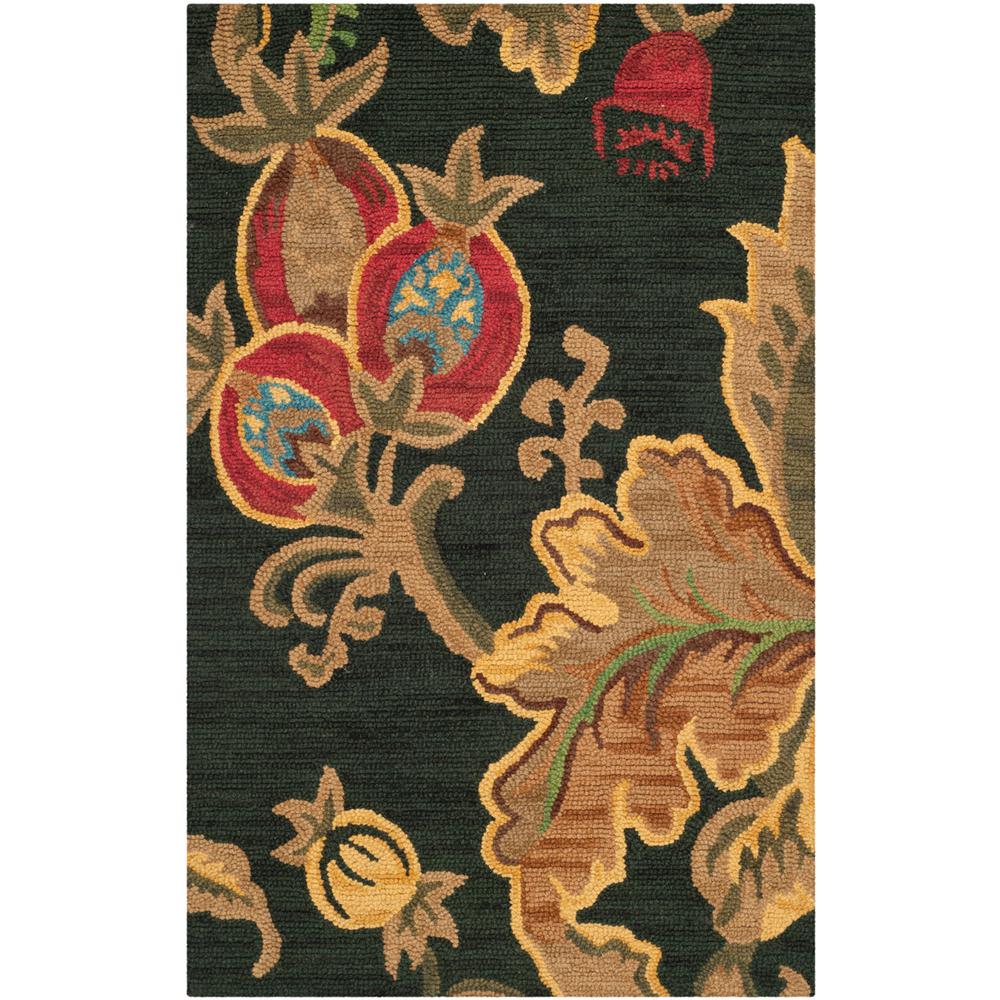 JARDIN, BLACK / MULTI, 3' X 5', Area Rug, JAR324A-3. Picture 1