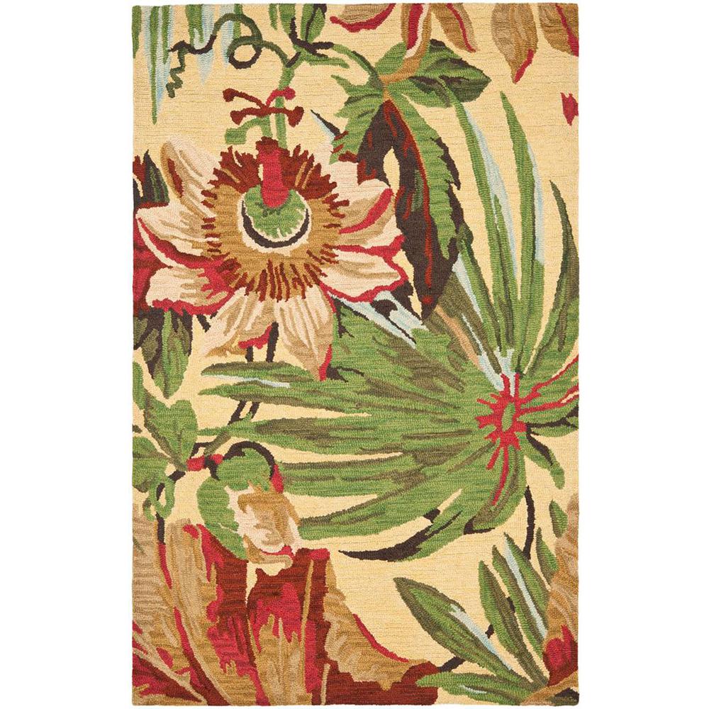 JARDIN, IVORY / MULTI, 5' X 8', Area Rug, JAR325A-5. Picture 1