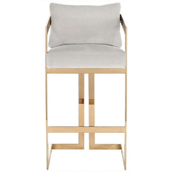 TARAJI VELVET BAR STOOL, KNT7027A. Picture 1