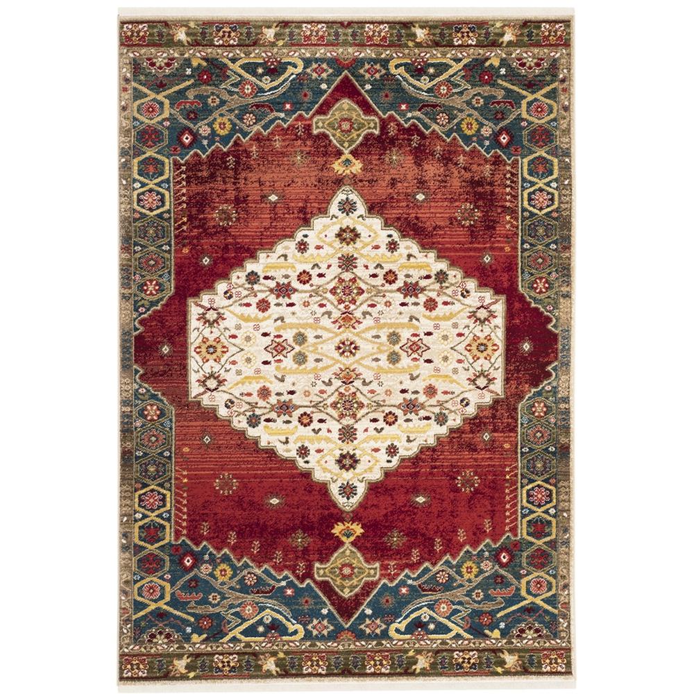 KASHAN, IVORY / BLUE, 5'-1" X 7'-5", Area Rug, KSN300B-5. Picture 1