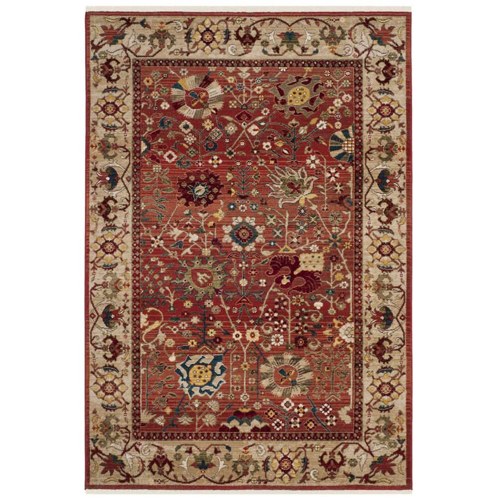 KASHAN, RED / BEIGE, 2'-6" X 8', Area Rug, KSN303L-28. Picture 1