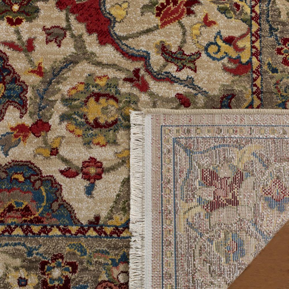 KASHAN, IVORY / TAUPE, 5'-1" X 7'-5", Area Rug. Picture 1