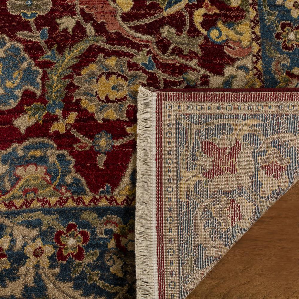 KASHAN, RED / BLUE, 5'-1" X 7'-5", Area Rug, KSN307Q-5. Picture 1