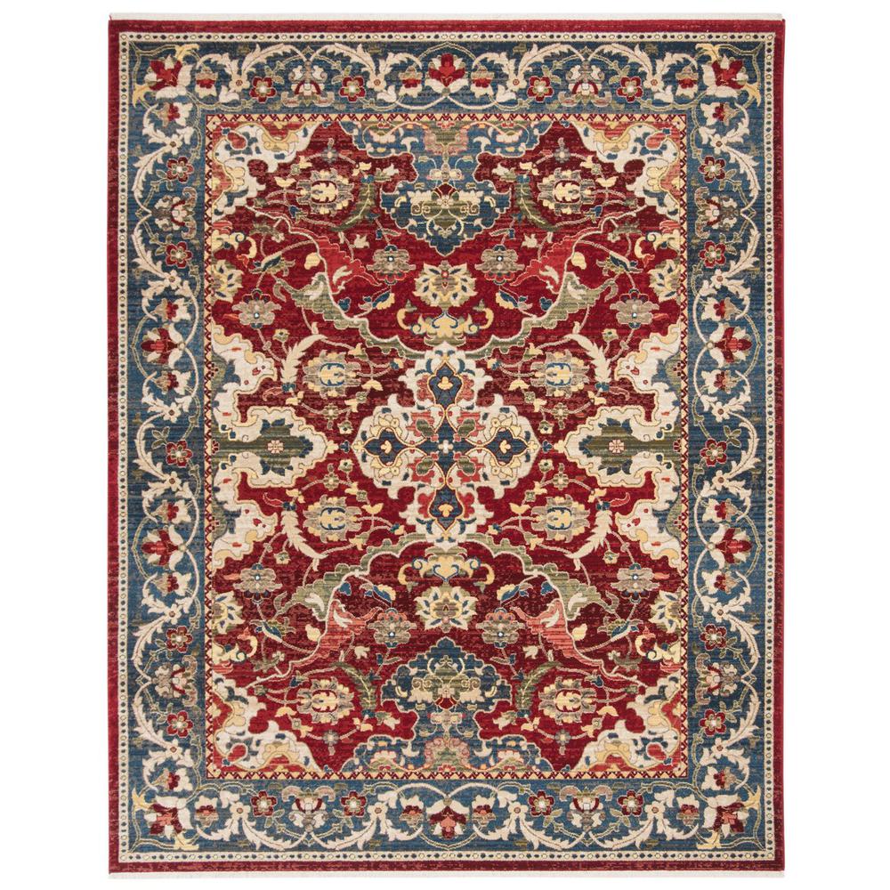 KASHAN, RED / BLUE, 8' X 10', Area Rug, KSN307Q-8. Picture 1