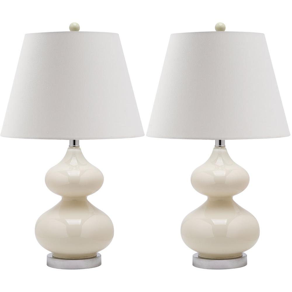 EVA 24-INCH H DOUBLE GOURD GLASS LAMP, LIT4086F-SET2. Picture 1