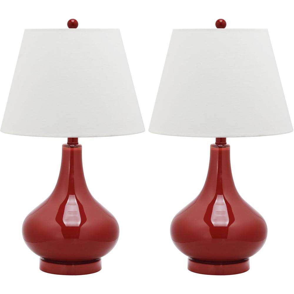 AMY 24-INCH H GOURD GLASS LAMP, LIT4087E-SET2. Picture 1