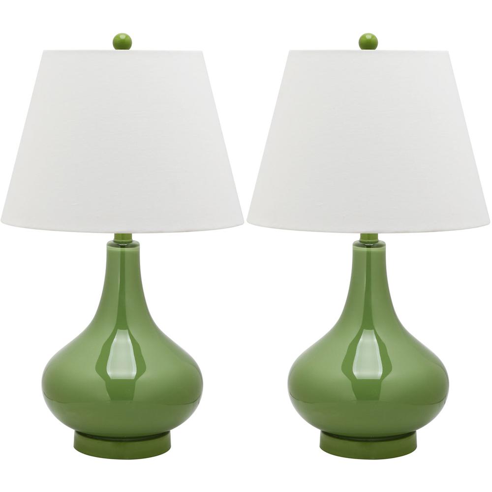 AMY 24-INCH H GOURD GLASS LAMP, LIT4087G-SET2. Picture 1