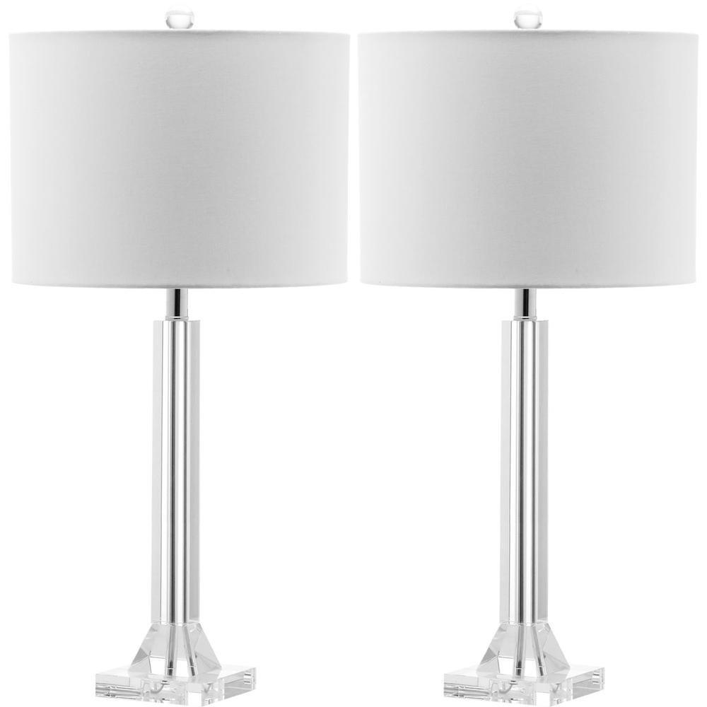 TYRONE 27-INCH H CRYSTAL COLUMN LAMP. Picture 1