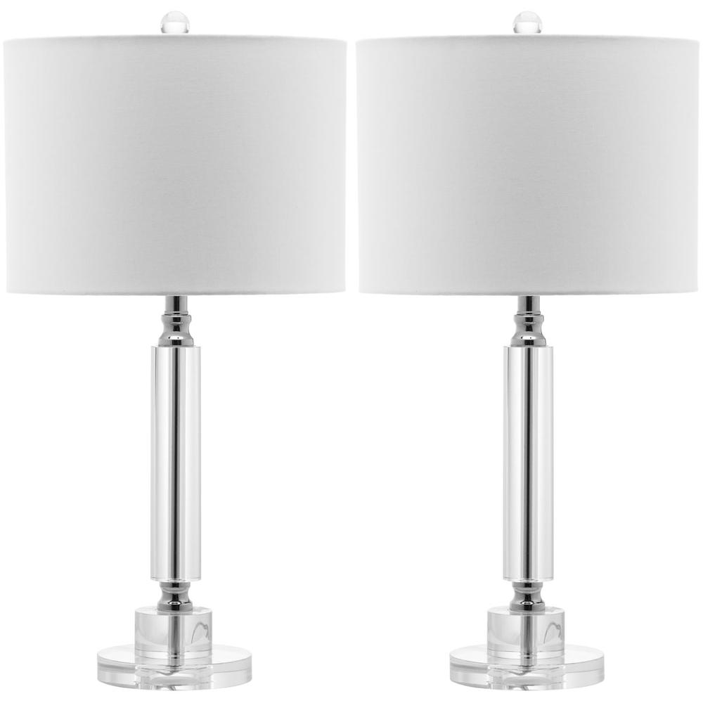 DECO 24.5-INCH H COLUMN CRYSTAL LAMP. Picture 1