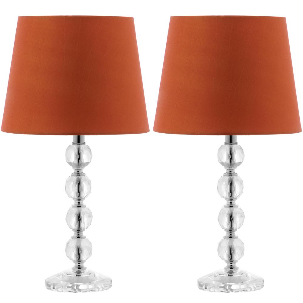 NOLA 16-INCH H STACKED CRYSTAL BALL LAMP, LIT4123D-SET2. Picture 1