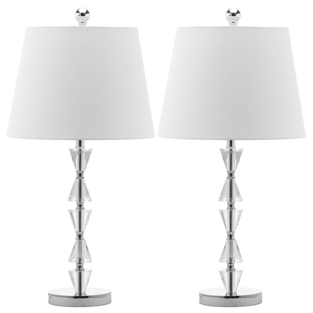 DECO 24.5-INCH H PRISMS CRYSTAL LAMP. Picture 1