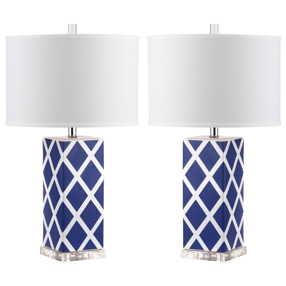 GARDEN 27-INCH H LATTICE TABLE LAMP, LIT4134A-SET2. Picture 1