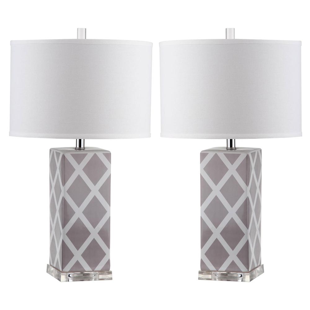 GARDEN 27-INCH H LATTICE TABLE LAMP, LIT4134C-SET2. Picture 1