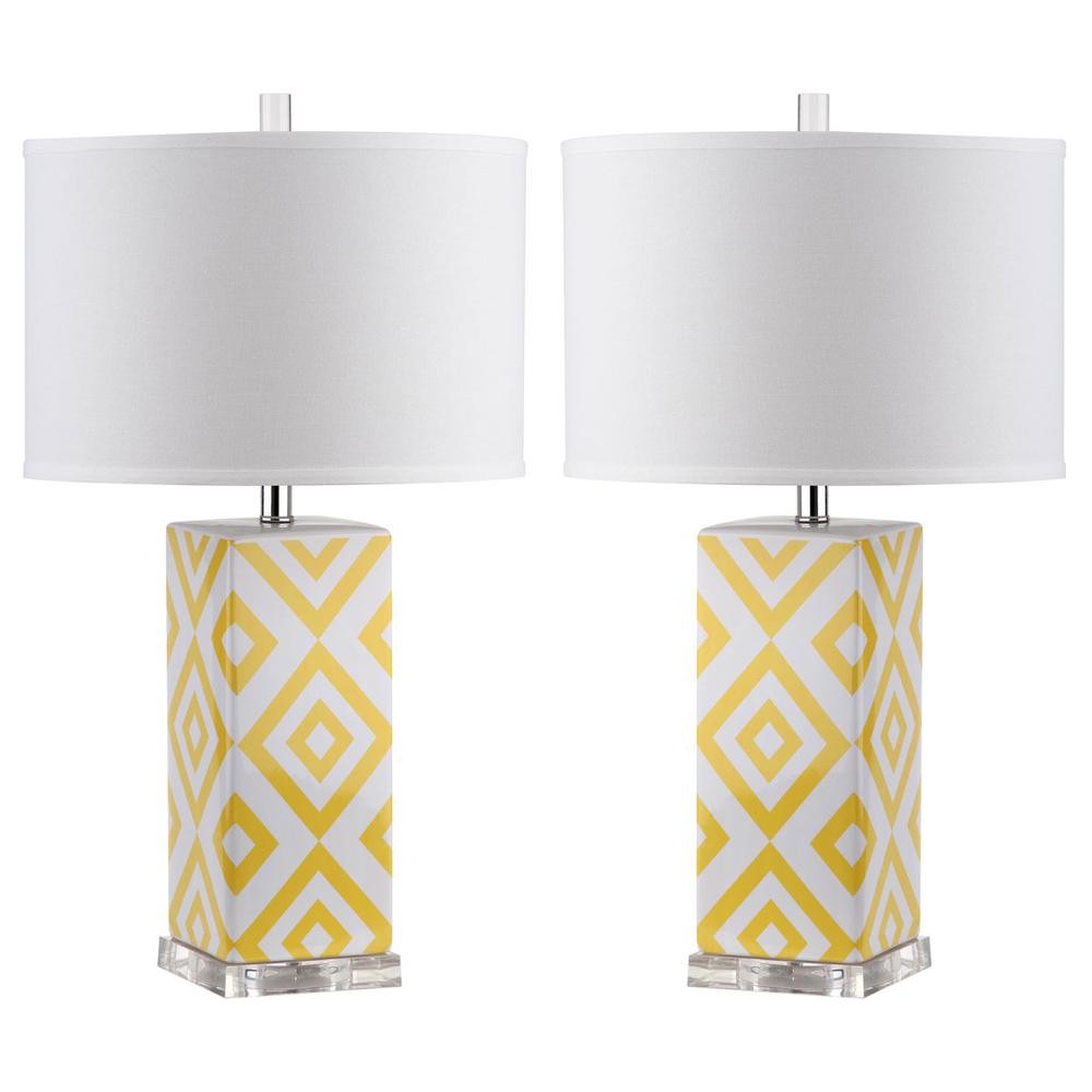 DIAMONDS 27-INCH H TABLE LAMP, LIT4135G-SET2. Picture 1