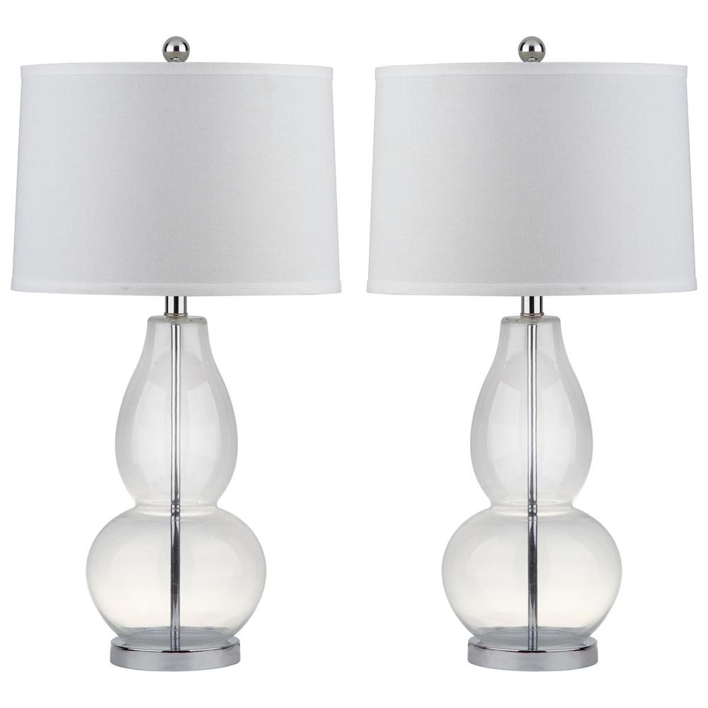 MERCURIO 28.5-INCH H DOUBLE GOURD LAMP, LIT4155B-SET2. Picture 1