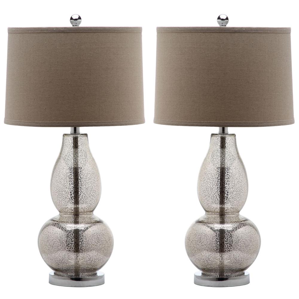 MERCURIO 28.5-INCH H DOUBLE GOURD LAMP, LIT4155D-SET2. Picture 1