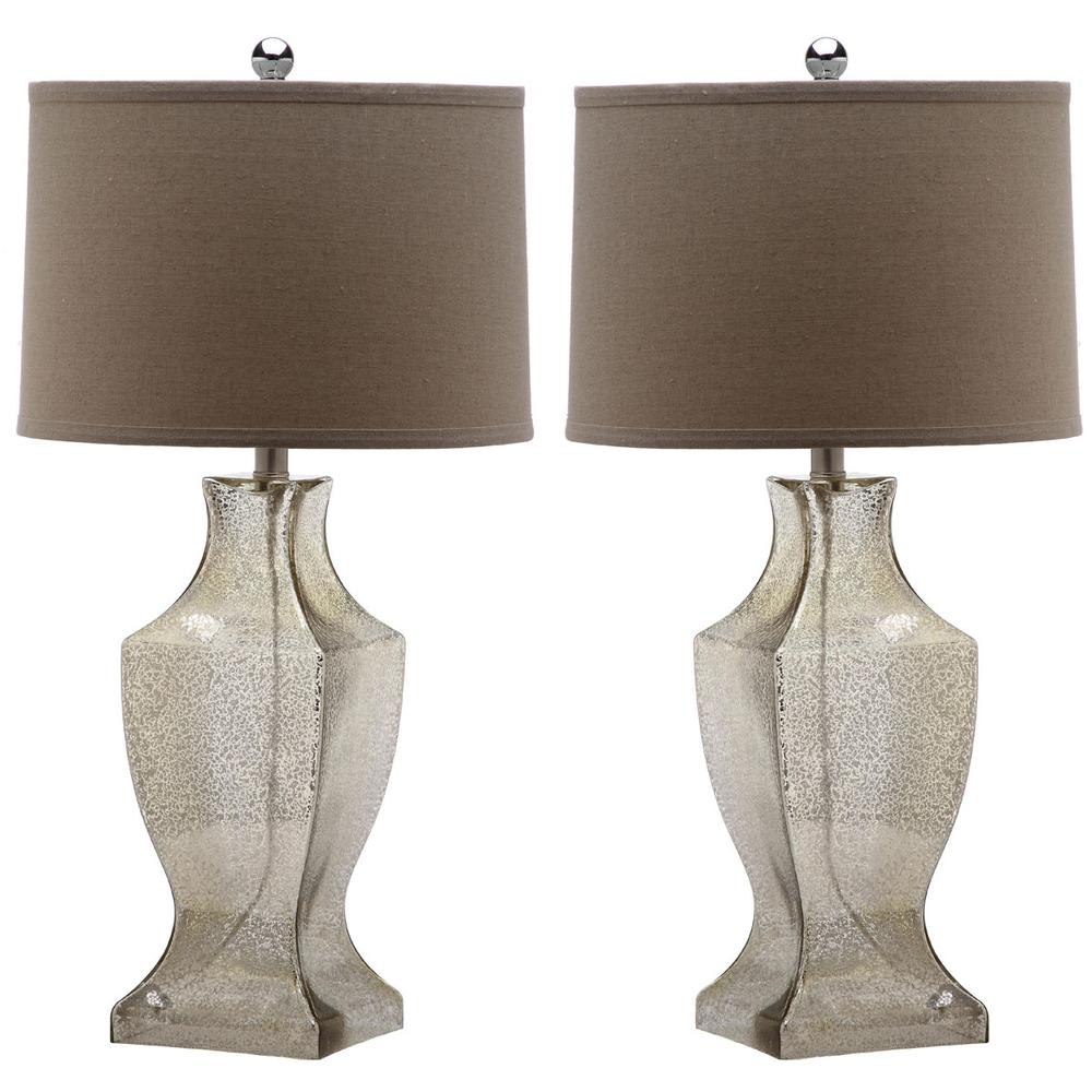GLASS 29-INCH H BOTTOM LAMP, LIT4156D-SET2. Picture 1